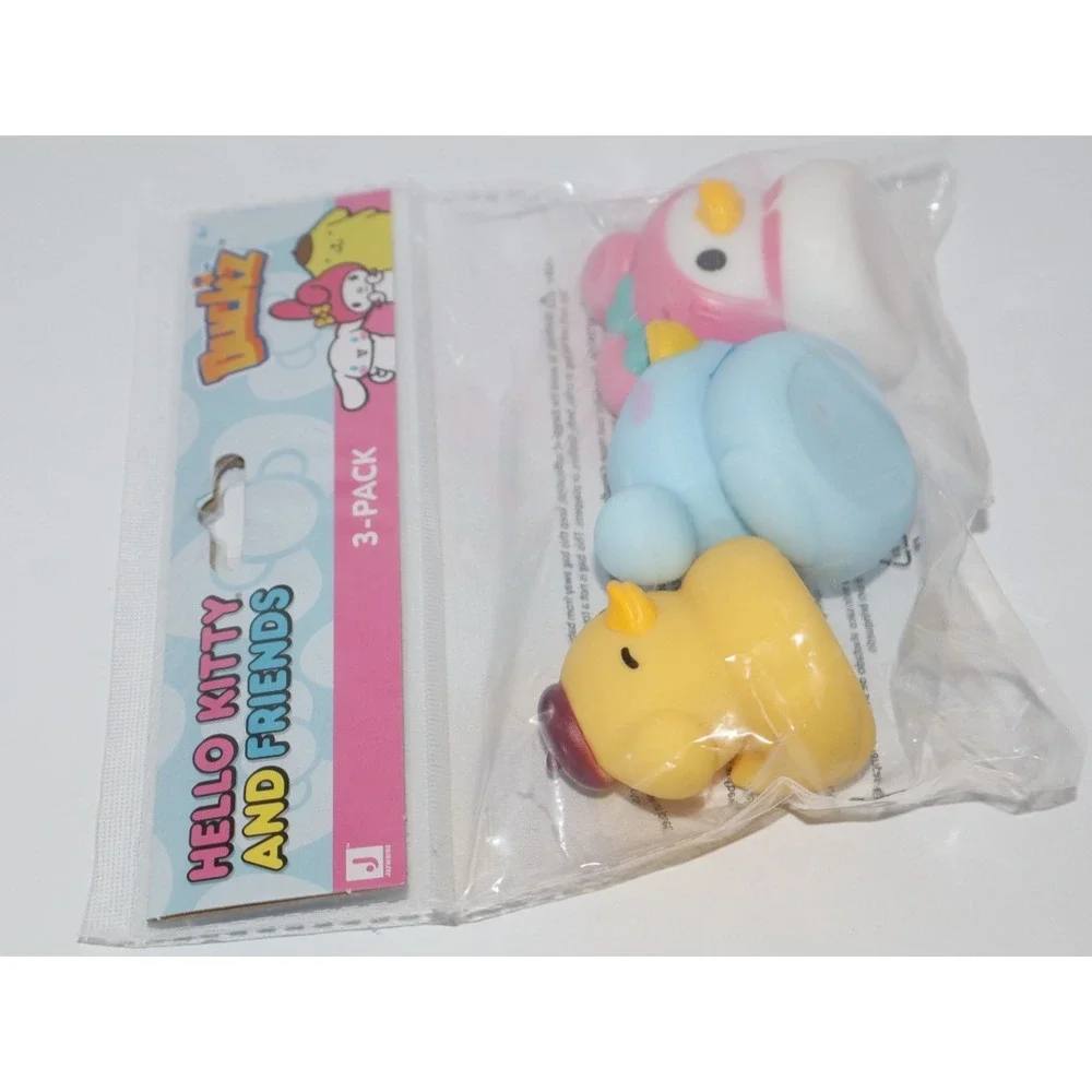 DuckZ HELLO KITTY & FRIENDS Rubber Ducks Cruise Gift Set of 3 NEW